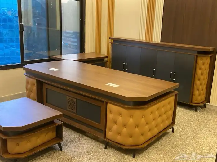 office furniture جديد مكتب طقم مدير و مكاتب مودرن إداري فخم 2