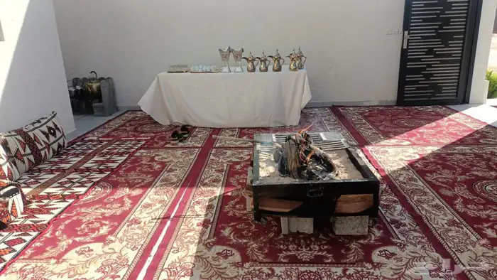 المجمعة تاجير بيوت شعر. خيام عادية. منقل الحطب 3
