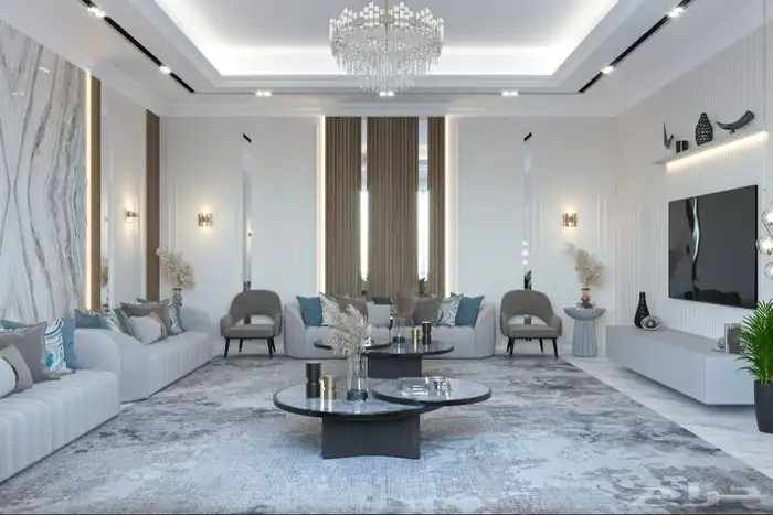 تصميم داخلي فاخر للفلل والشقق بأسعار تنافسية 9