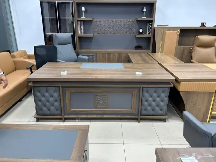 office furniture جديد مكتب طقم مدير و مكاتب مودرن إداري فخم 14