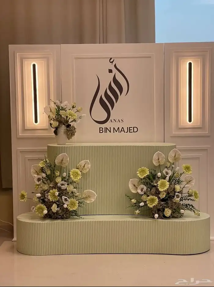 تنسيق كوش ومداخل ومواليد وتخرج بأسعار مميزة 35