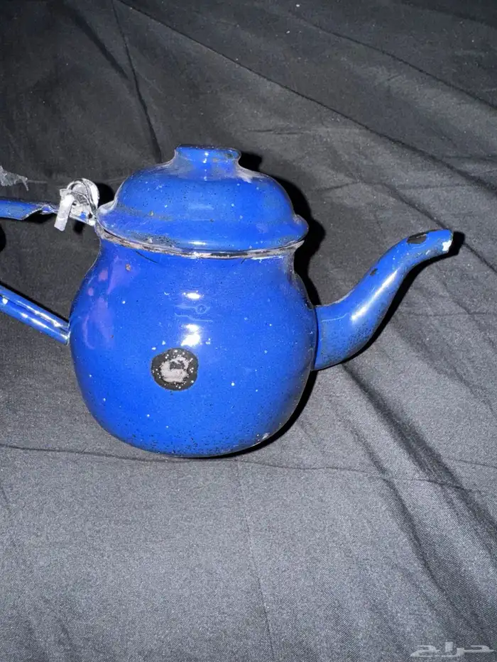 أبريق شاي أزرق 4