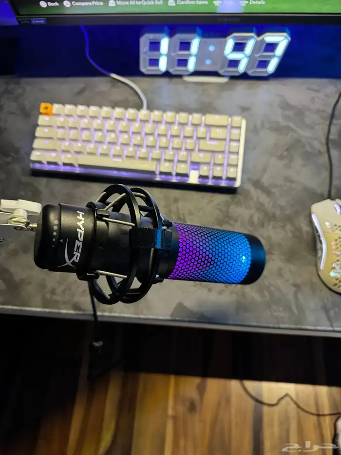 hyperX cloud 3 wireless   Mic hyperX QuadCast S 4