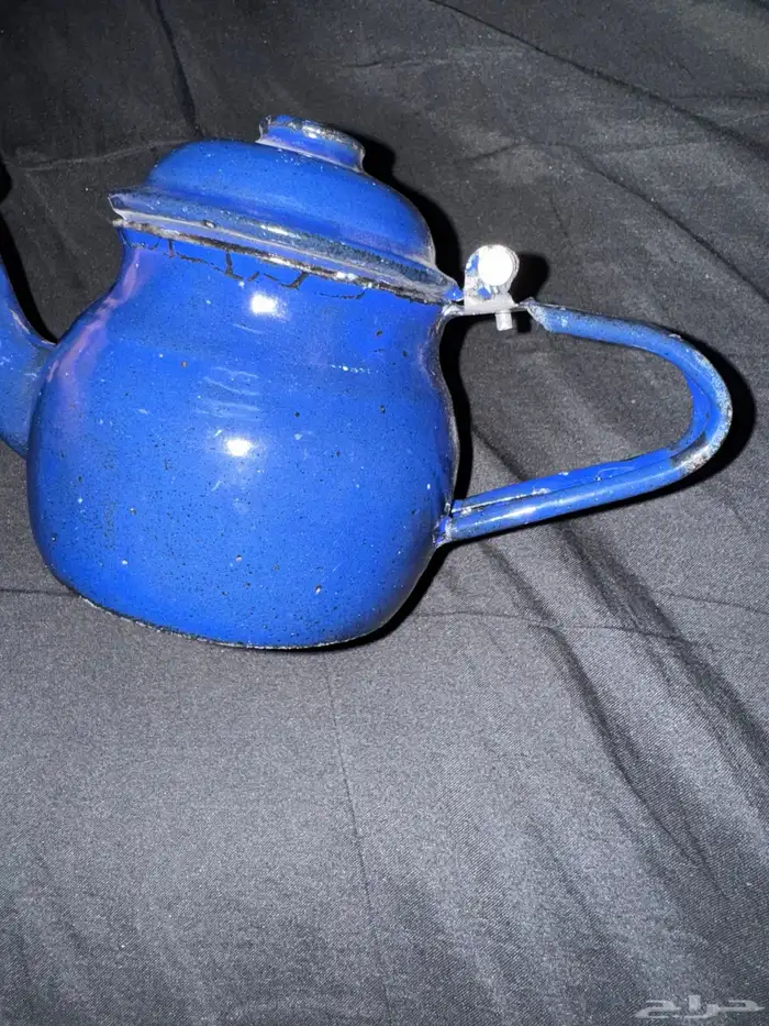 أبريق شاي أزرق 5