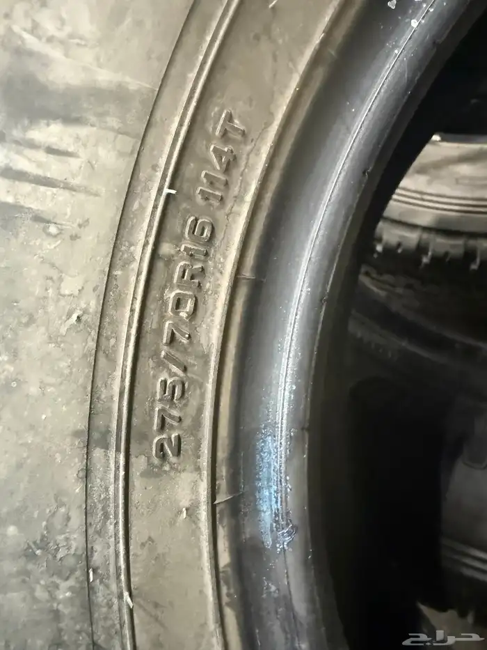 كفرات دلوب شبه جديد مقاس 16-70-275 11