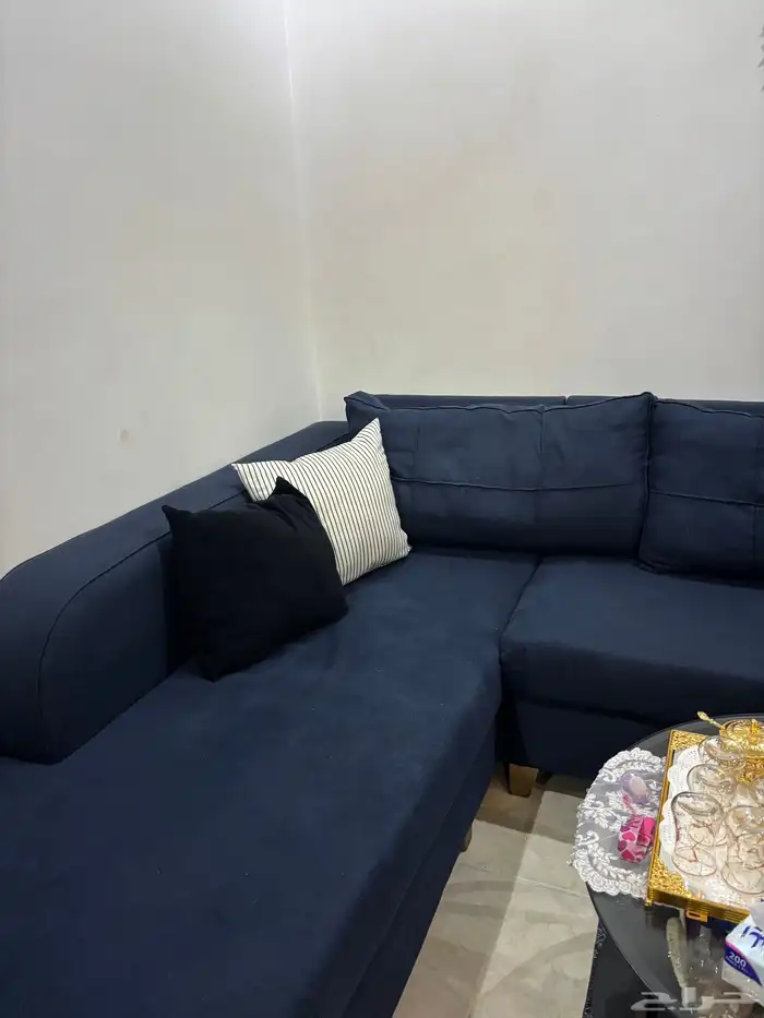 كنب كحلي 2في 3 0