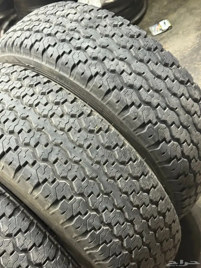 كفرات دلوب شبه جديد مقاس 16-70-275 18