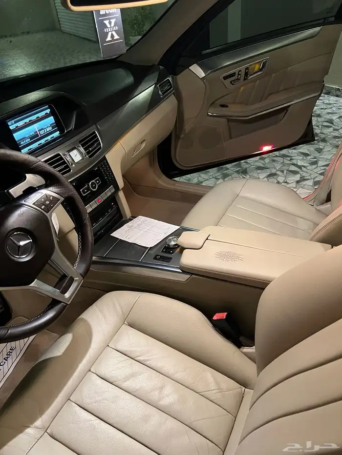مرسيدس E300 قمه بالنظافه موديل 2014 5