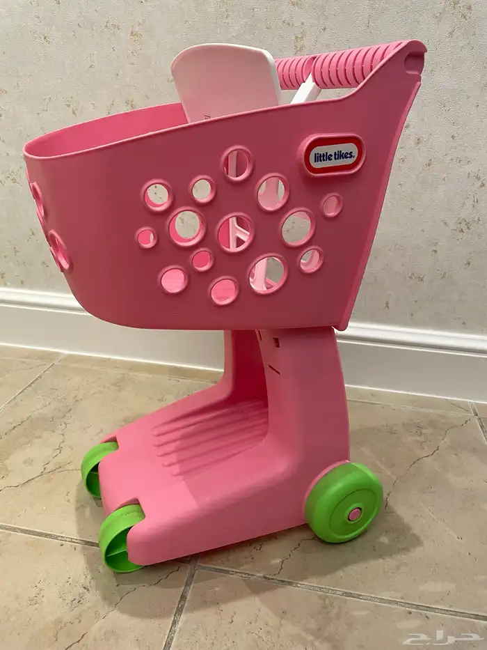 عربة تسوق صغيرة للأطفال من Little tikes اللون وردي 2
