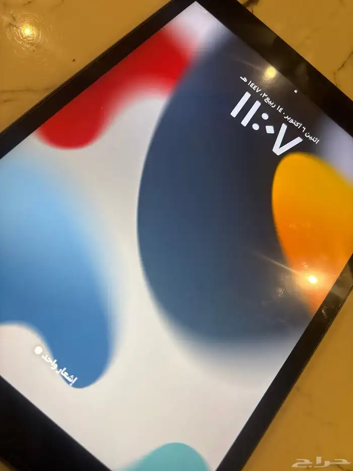 iPad الجيل التاسع نظيف تقريبا سنة ونص جديد يعتبر ما في كسو 2
