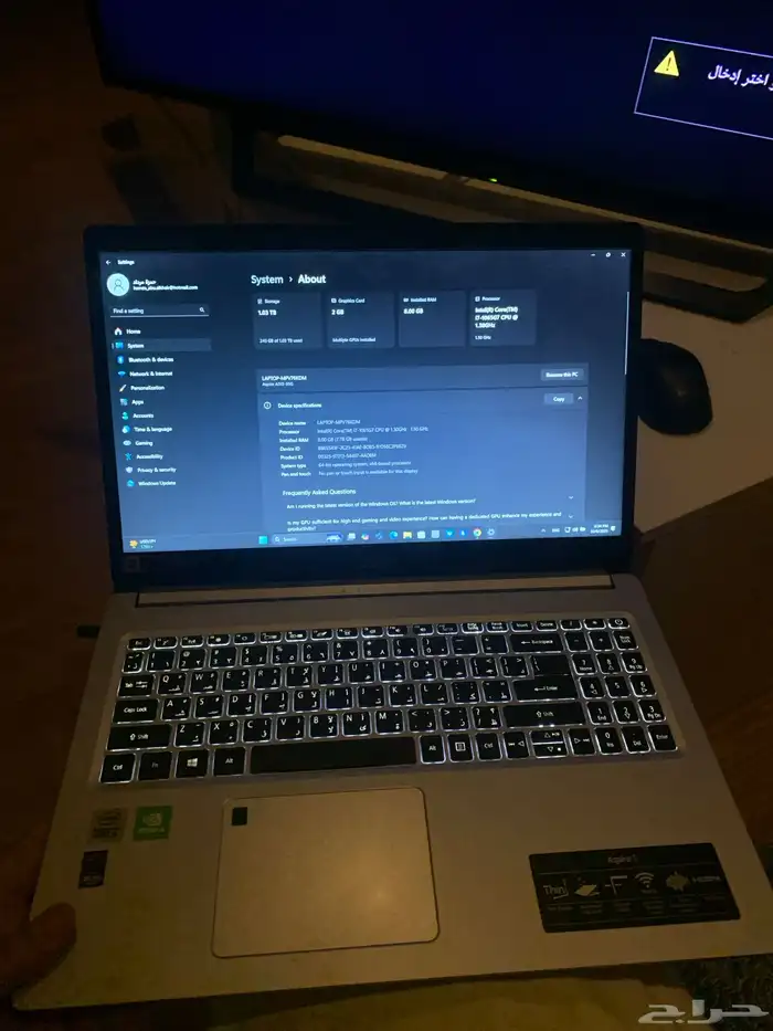 لاب توب ايسر اسباير 5 2