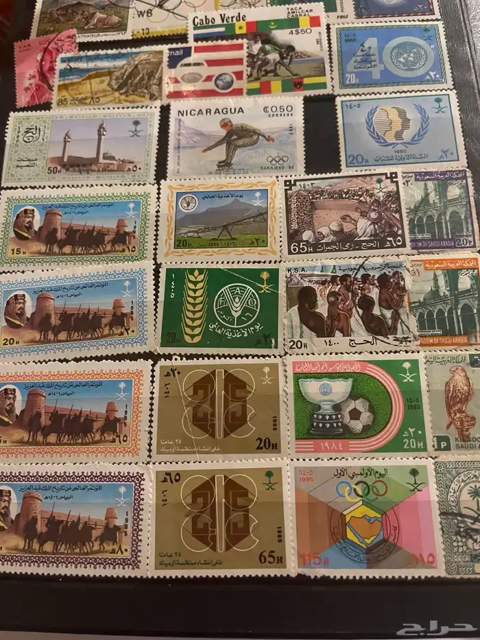 طوابع بريدية نادرة جدا  جدا  وألبومات فخمة خاصة تصلح لمتحف 77