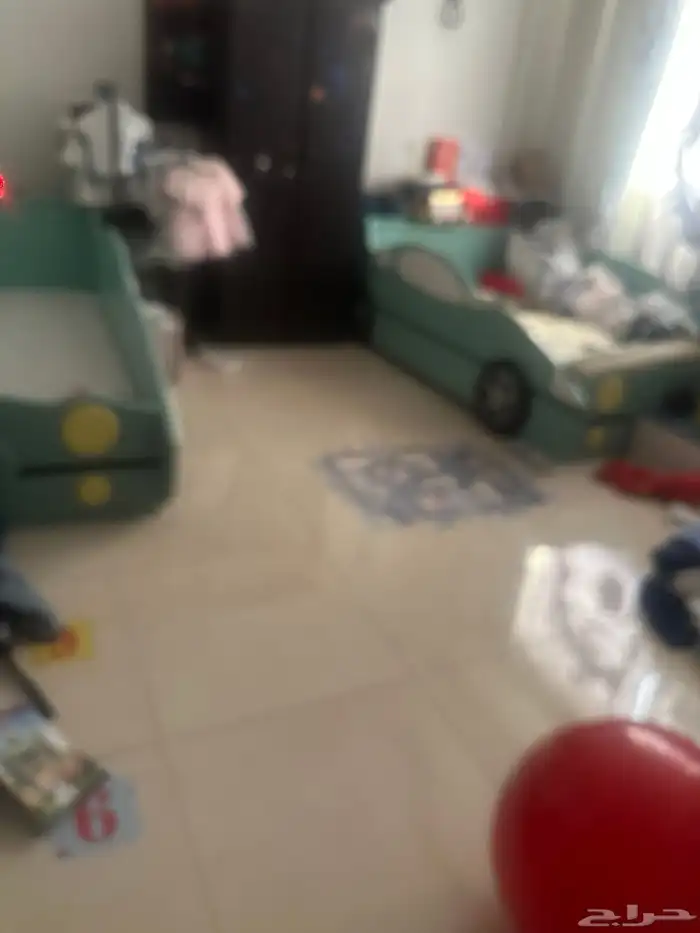 سرير أولاد خشب متين ثقيل 2