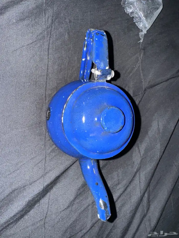 أبريق شاي أزرق 3