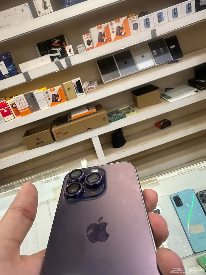 ايفون 14 برو ذاكرة 256 بطارية 75 1