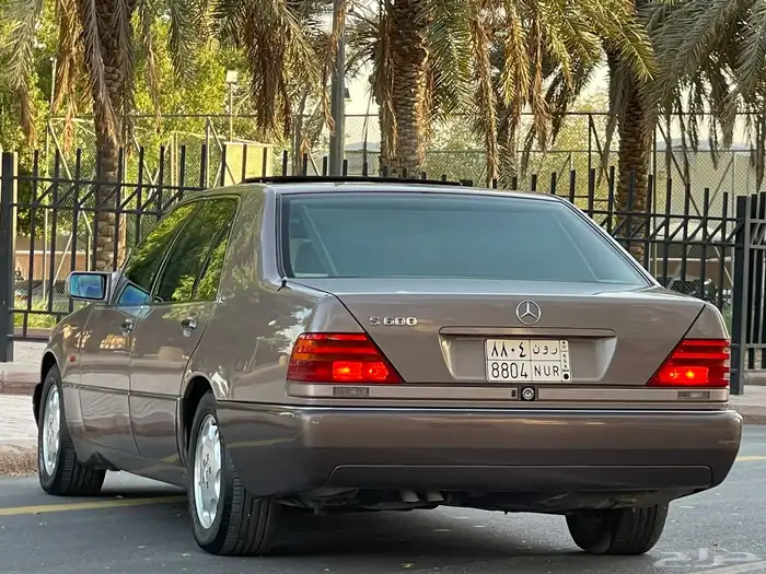 مرسيدس S600 مخزن1994 قمة النظافة 3