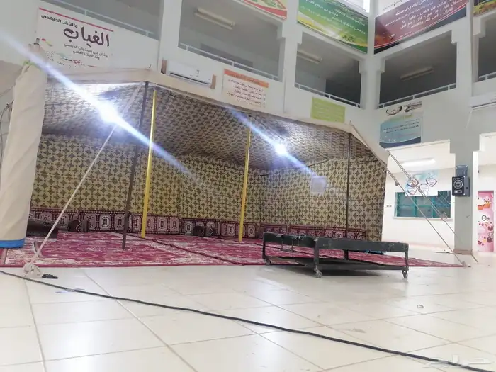 المجمعة تاجير بيوت شعر. خيام عادية. منقل الحطب 1