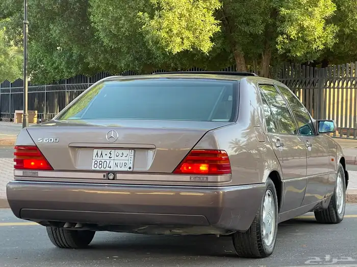 مرسيدس S600 مخزن1994 قمة النظافة 4