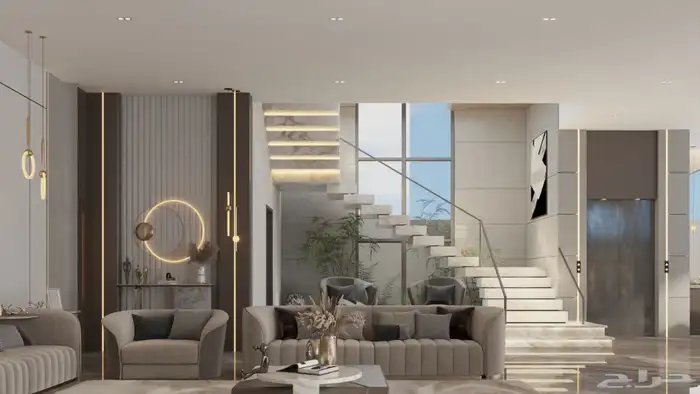 تصميم داخلي فاخر للفلل والشقق بأسعار تنافسية 1