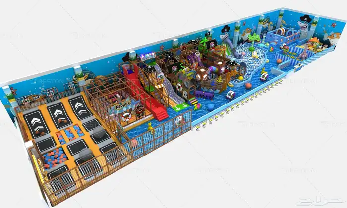 ترامبولين زحاليق مراجيح 5