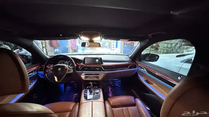تركيب لد داخلي على سيارة BMW 740 2019 0