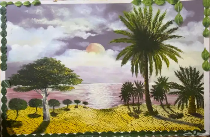 لوحات مناضر طبيعية (رسم يدوي) 3