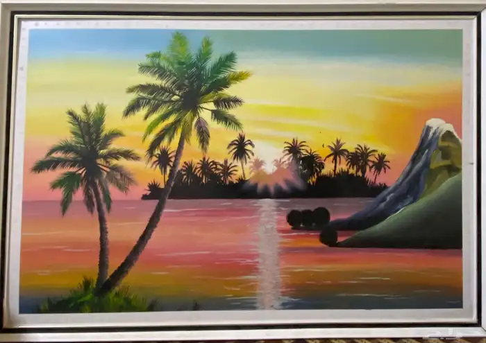 لوحات مناضر طبيعية (رسم يدوي) 0