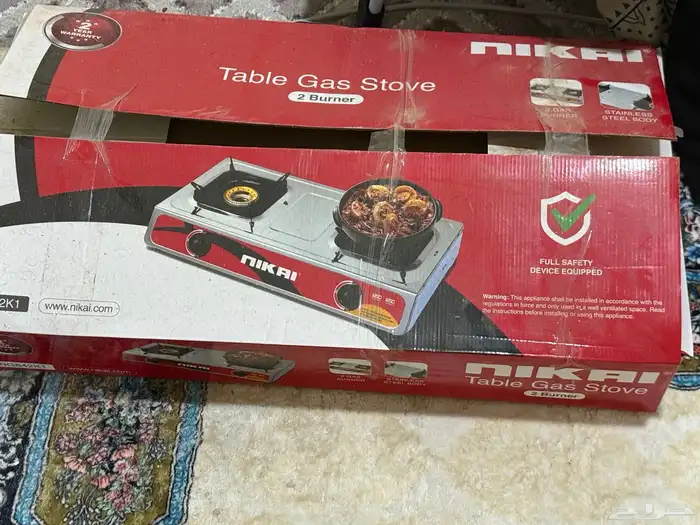 بوتجاز شعلتين و قلاية كهربائيه 1