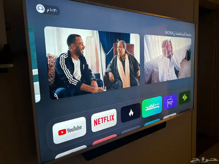 شاشة دانسات 75 بوصة نظيف جدا سمارت 4k. البيع 1400 ريال 4