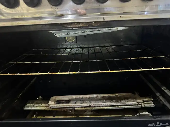 فرن كهربائي وفرن غاز وشفاطه شبه جديده 1