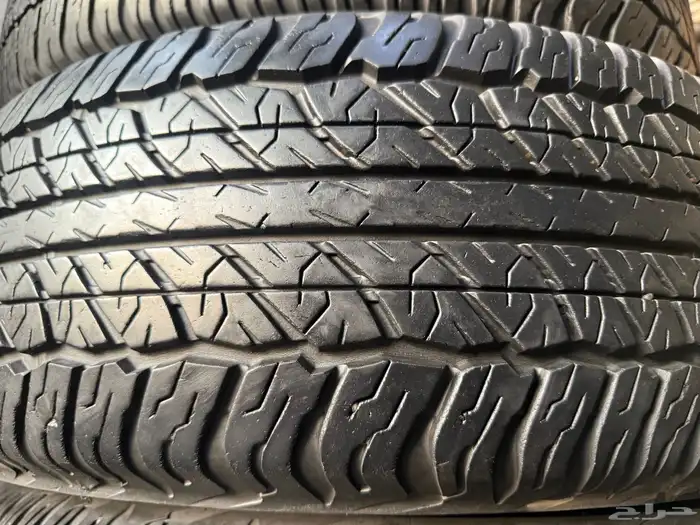 4طقم كفرات دنلوب ياباني مقاس الكفرات 265 65 17 1