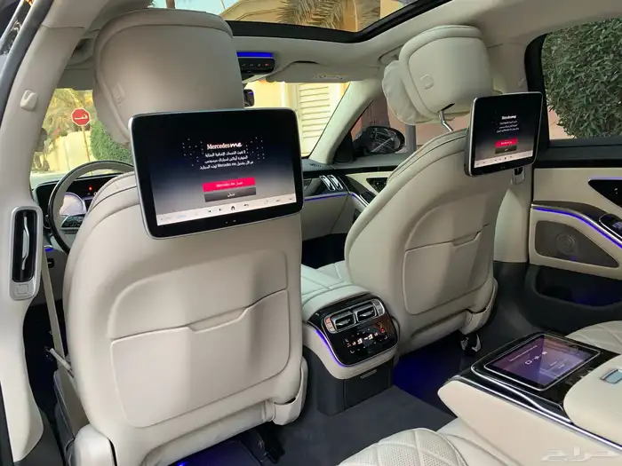 مرسيدس الجوهره S500 موديل 2021 بحالة الوكاله ممشى 78 الف 39
