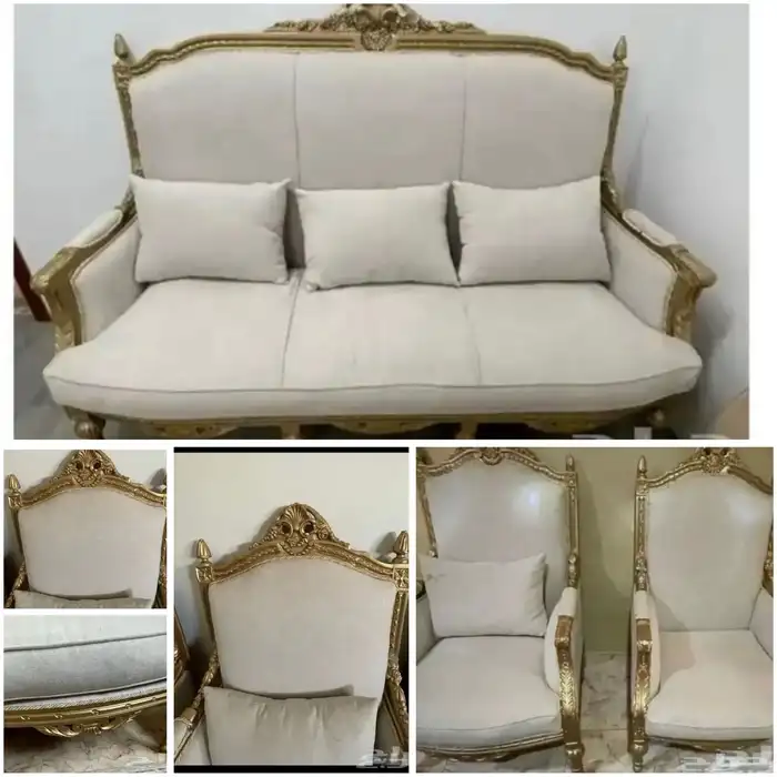 كنب وطاولة ومساند 6