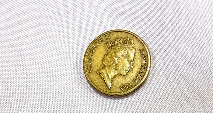 عملة تحمل صورة للملكة إليزابيث الثانية. 1988 0