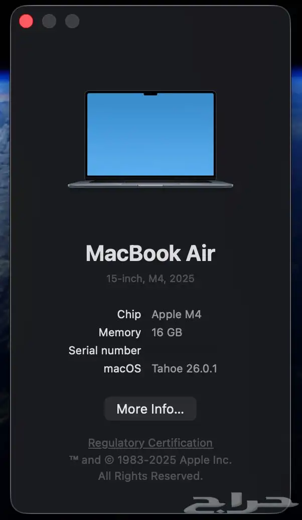 ماك بوك اير ام 4 - MacBook air M4 3