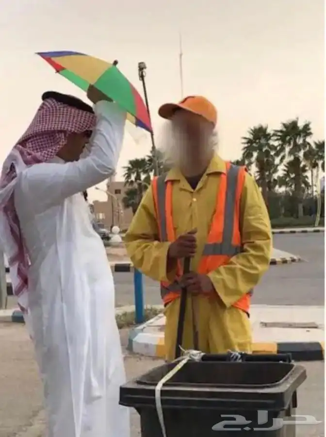 مظلة رأس للعمال توقي من حرارة الشمس للتوزيع الخيري والصدقات 3