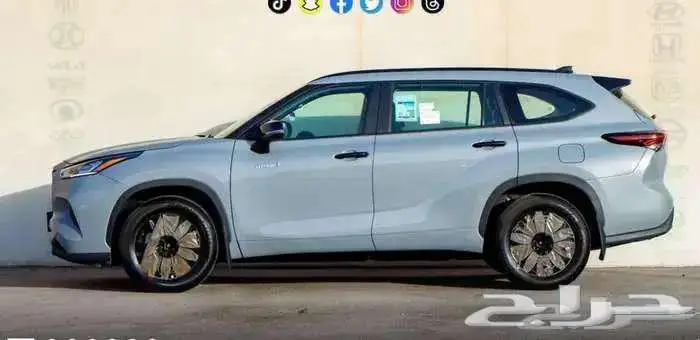 تويوتا هايلاندر GLE بلاك اديشن لوحات 2024 1