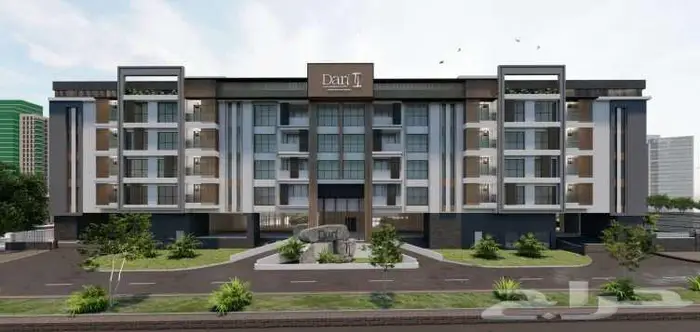 للإيجار شقة جديدة بمجمع سكني 10