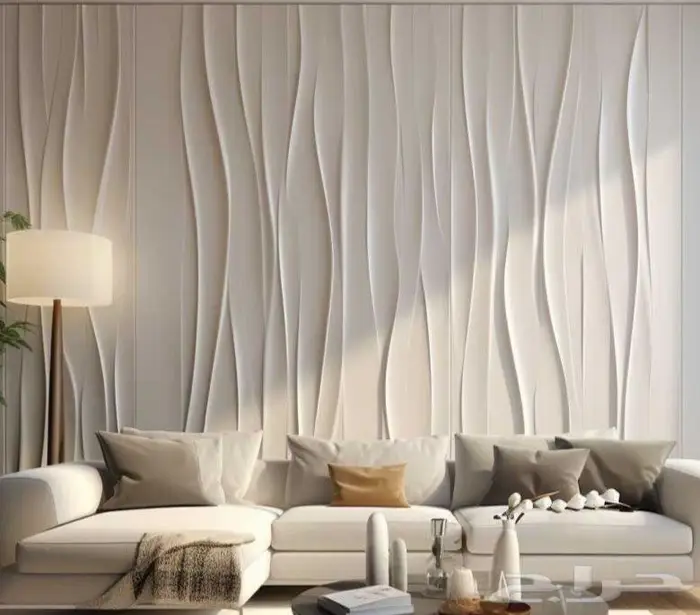 جداريات ديكور 3D مع التركيب والدهانات 0