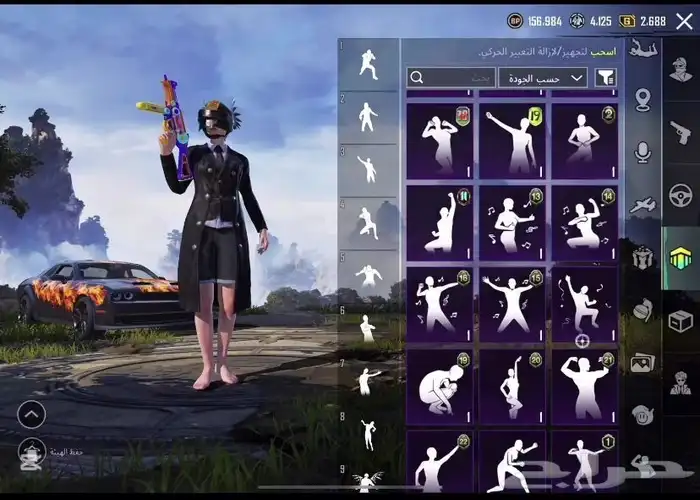 حساب ببجي 56