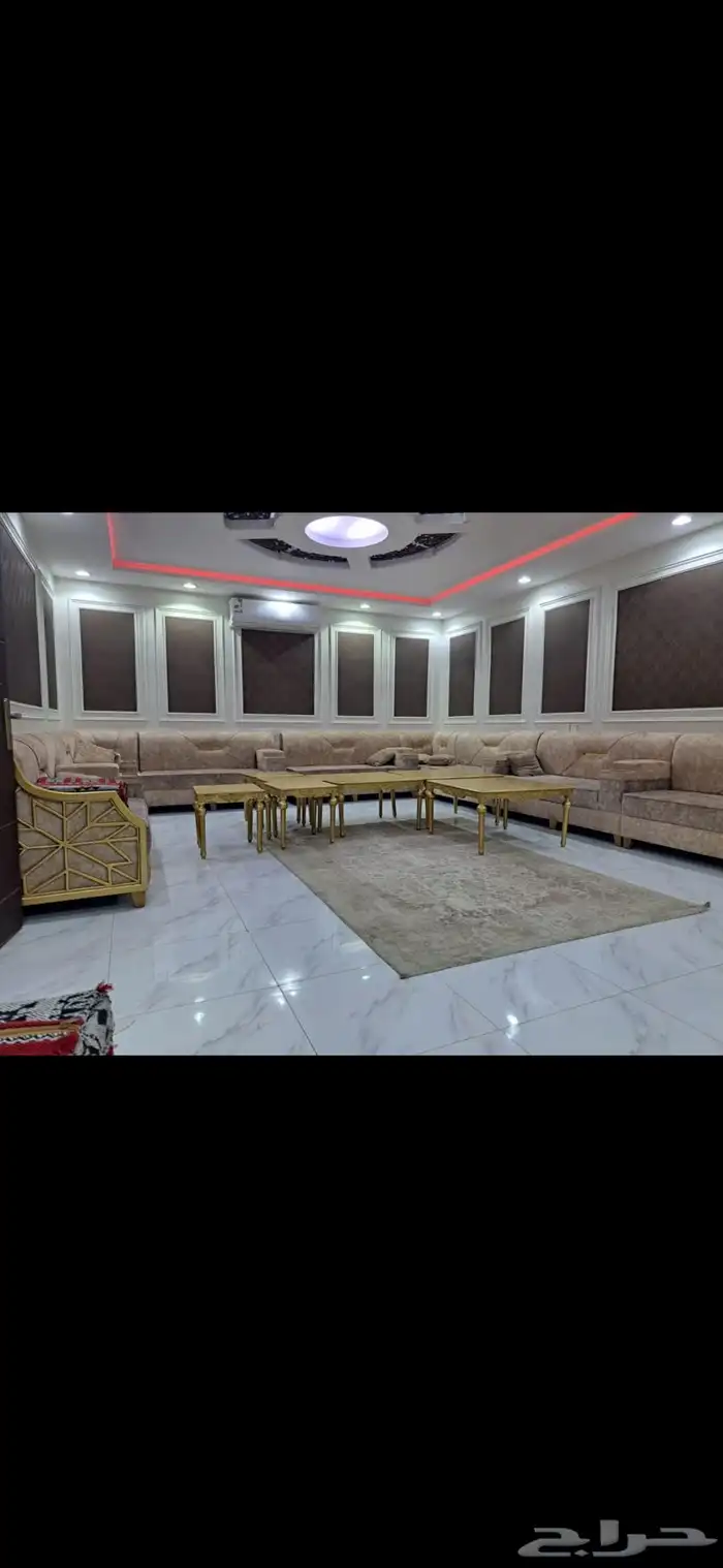 استراحه للايجار اليومي او الشهري بمخطط ولي العهد رقم 5 3