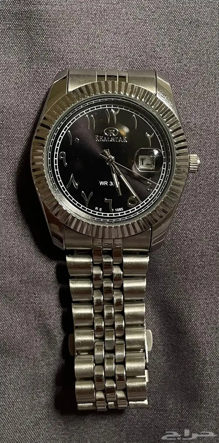 ساعة شبيهة رولكس بارقام عربية للبيع 1