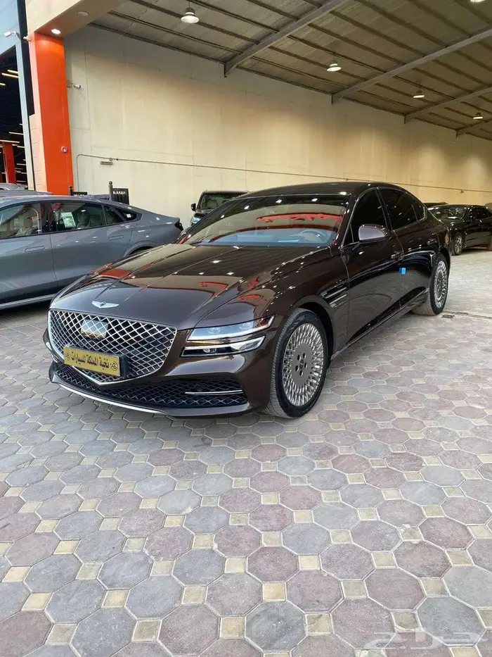 جينسس 2021 مستورد بنزين 4 كاميرات بروجيكتور تحريك عن بعد. 0