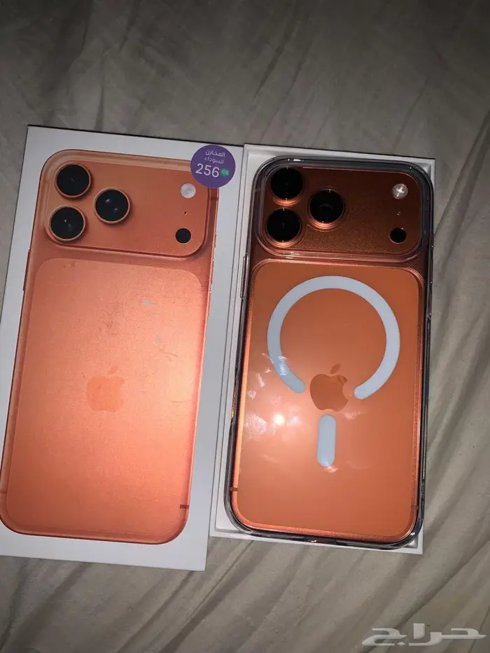 أيفون 17 بروماكس برتقالي كوني 256 3