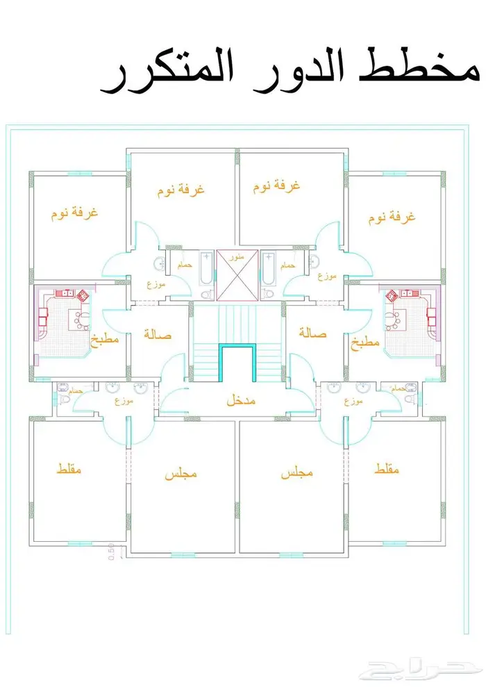 رسم مخططات معماري كهرباء سباكة 2