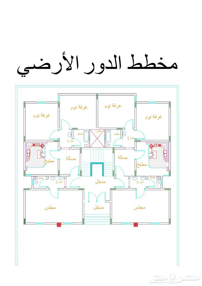 رسم مخططات معماري كهرباء سباكة 1