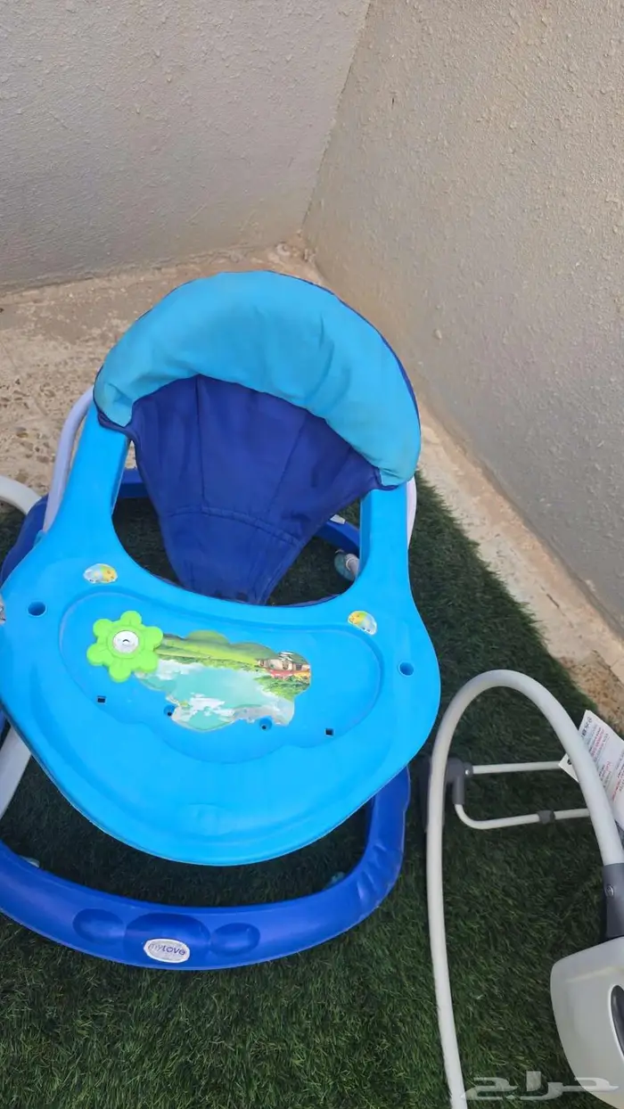 اغراض طفل كرسي طعام وعرباي وكرسي هزاز للاطفال 2