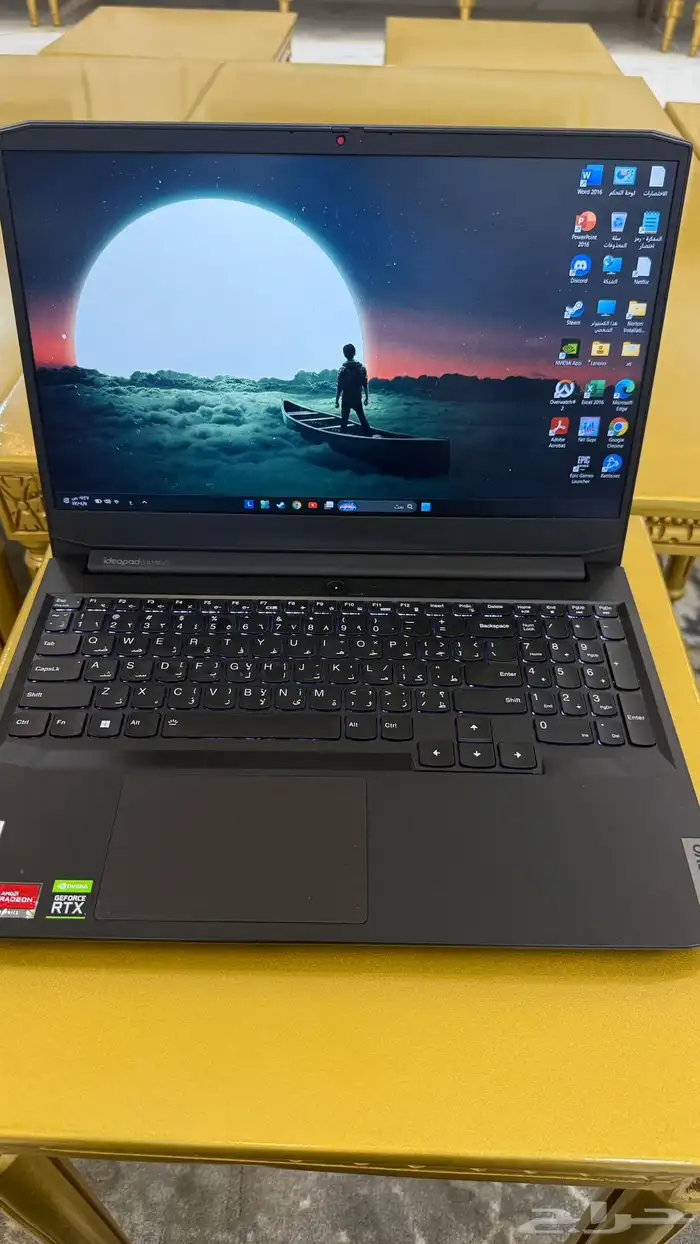 لابتوب Lenovo Ideapad gaming 3 بمعالج Ryzen 7 وكرت 3050 RTX 3
