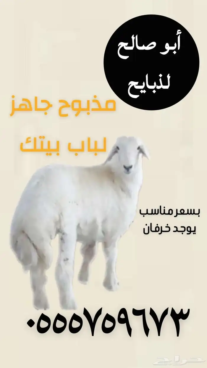 ذبايح الرس توصيل وصلخ 1