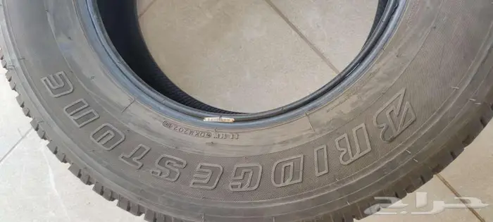 طقم كفرات برجستون 245 75 17 تاريخ 24 شبه جديدة 5